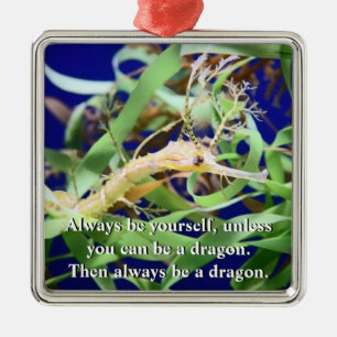 Weedy Sea Dragon Metal Tree Decoration