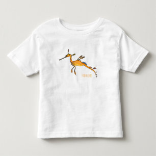 Weedy seadragon cartoon illustration toddler T-Shirt