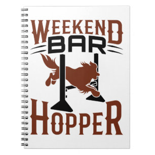 Weekend Bar Hopper Agility Dog Trainer Owner Notebook