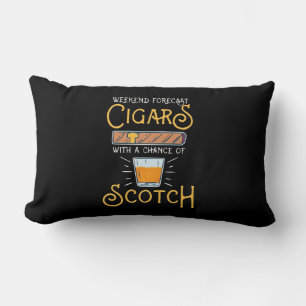 Weekend Cigars With A Chance Of Scotch Lumbar Cushion