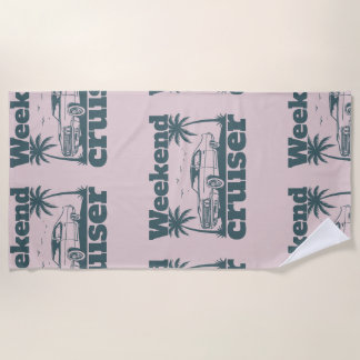 Weekend Cruiser Beach Towel