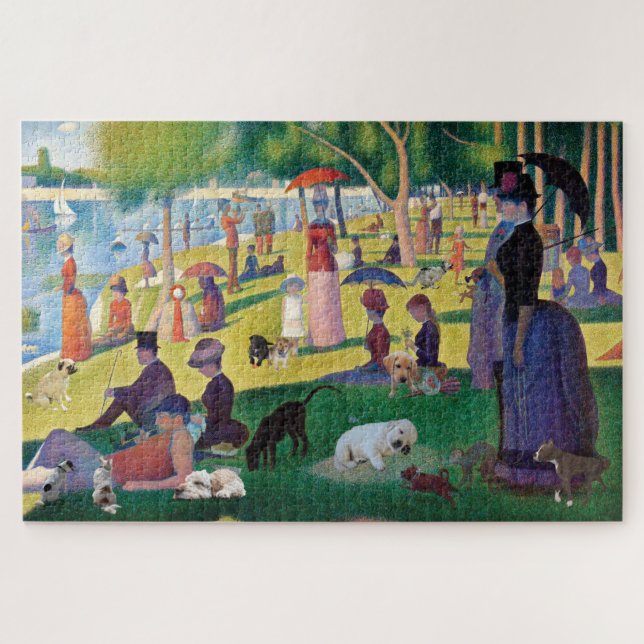 Weekend Dog Gathering Jigsaw Puzzle (Horizontal)