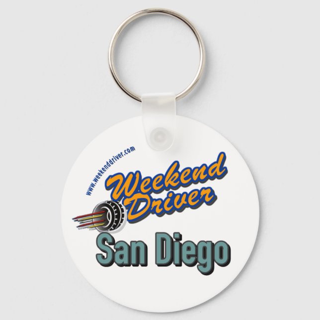 Weekend Driver Keychain (Front)