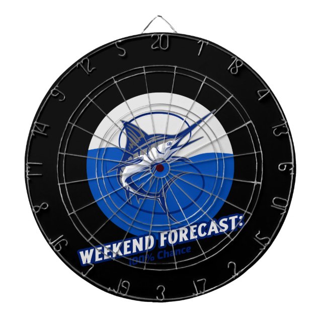Weekend Forecast  100% Chance  Dartboard (Front)