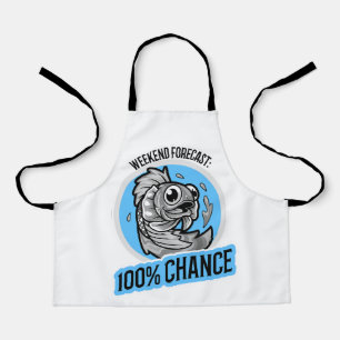 Weekend Forecast 100% Chance T-Shirt Apron