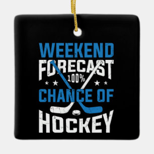 Weekend Forecast 100 Percent Ceramic Ornament