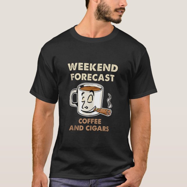 Weekend Forecast Coffee And Cigars Tank Top (Front)
