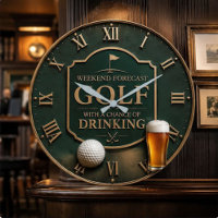 Weekend Forecast Golf with a Chance of Drinking 