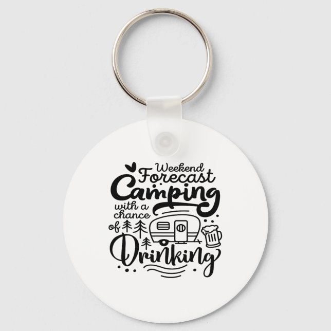 Weekend Forecast  Key Ring (Front)