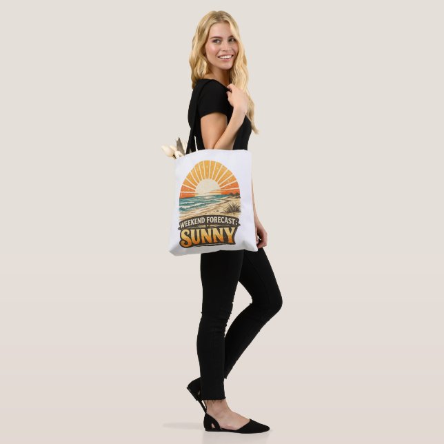 Weekend Forecast Sunny Tote Bag (On Model)
