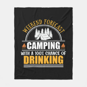 Weekend forecast with a chance of drinking fleece blanket