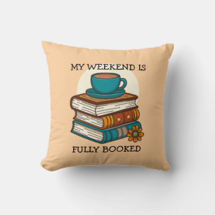 Weekend Fully Booked Book Lovers Cushion