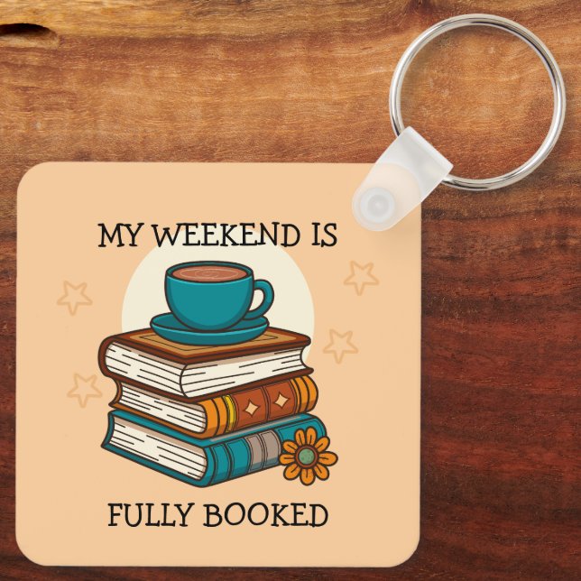 Weekend Fully Booked Book Lovers Key Ring (Back)