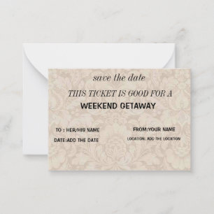 Weekend Getaway Gift  Card