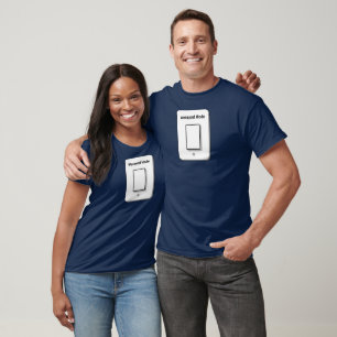 Weekend Mode Toggle Minimal UI Design T-Shirt