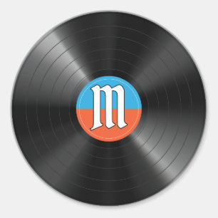 Weekend Money Game Retro Vinyl Record Music Mono Classic Round Sticker