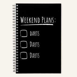 Weekend Plans Darts Notebook