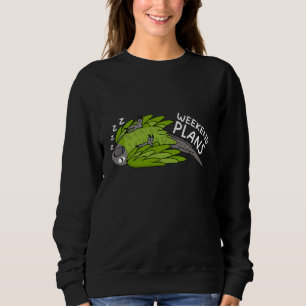 Weekend Plans Parrot I Sleeping Dusky headed Conur Sweatshirt