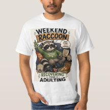 Weekend Racoon 100 Percent Chill Cosy Weekend