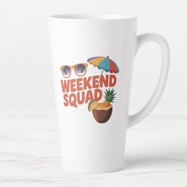 Weekend Squad Latte Mug (Right)