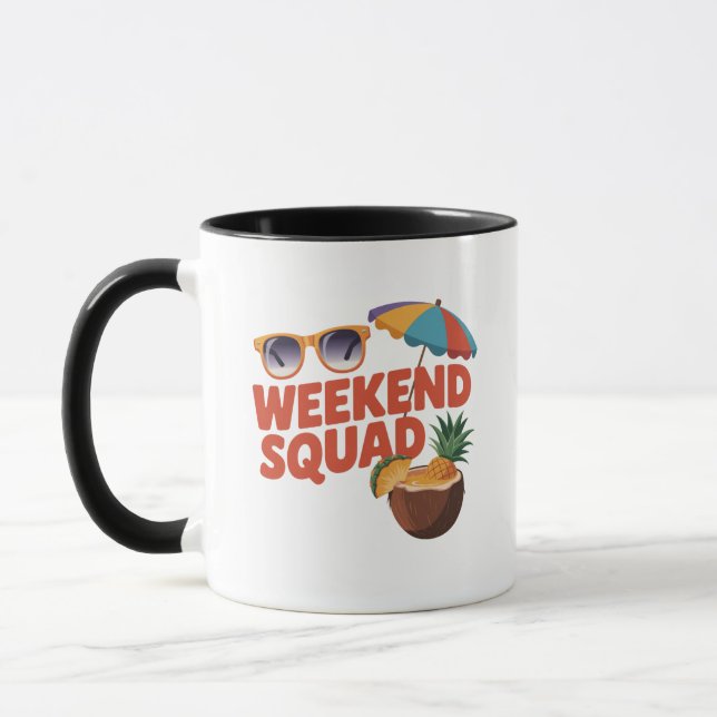 Weekend Squad Mug (Left)