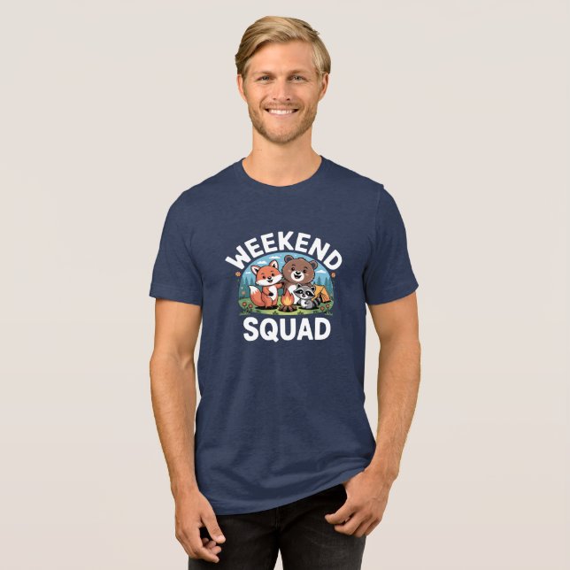  Weekend Squad Tri-Blend Shirt (Front Full)
