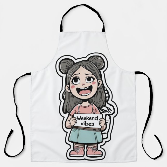 Weekend Vibes Apron (Front)