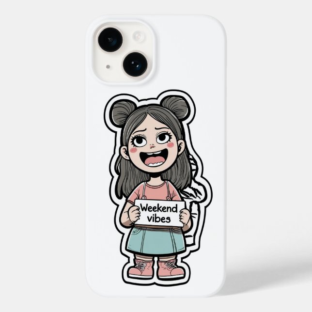 Weekend Vibes Case-Mate iPhone Case (Back)