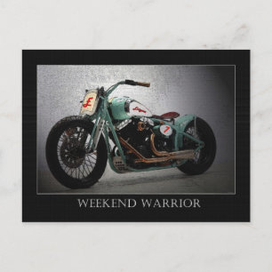 Weekend Warrior Postcard