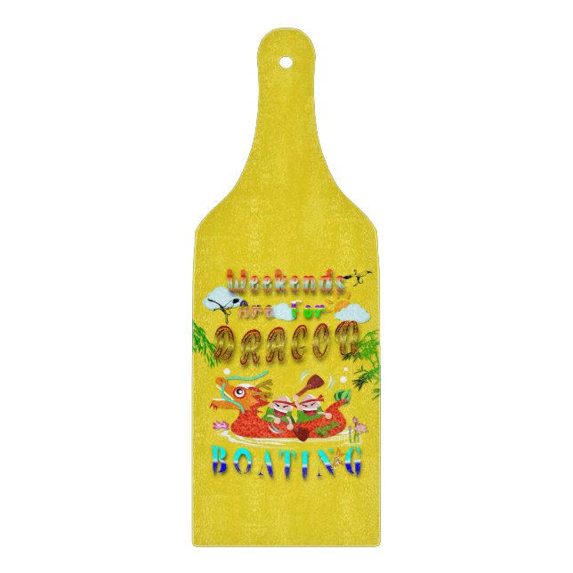 Weekends Are For Dragon Boating Cutting Board (Front)