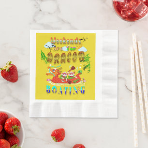 Weekends Are For Dragon Boating Napkin
