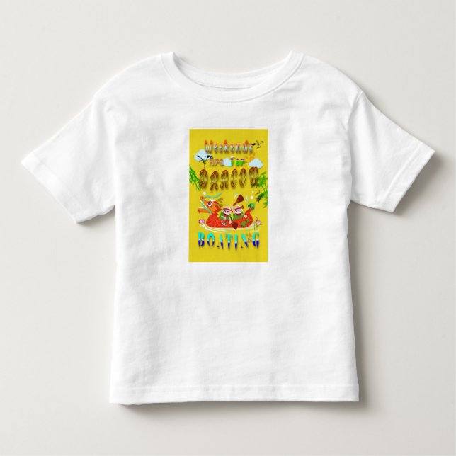 Weekends Are For Dragon Boating Toddler T-Shirt (Front)