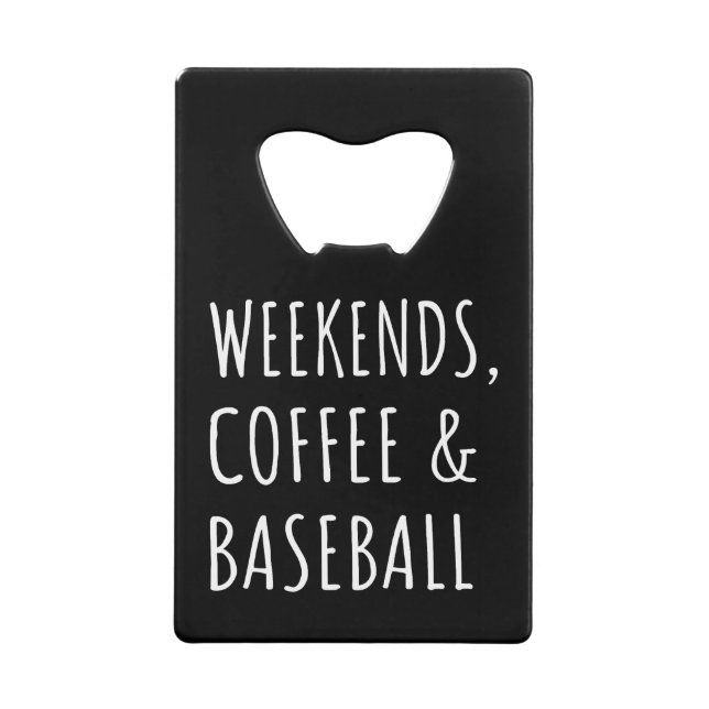 Weekends, Coffee And Baseball I (Front)