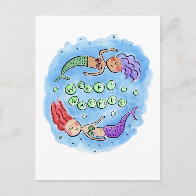 Weeki Wachee  Postcard (Front)