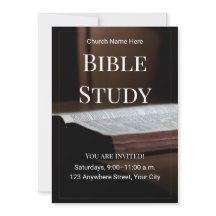 Weekly Bible Study Gathering Church Event
