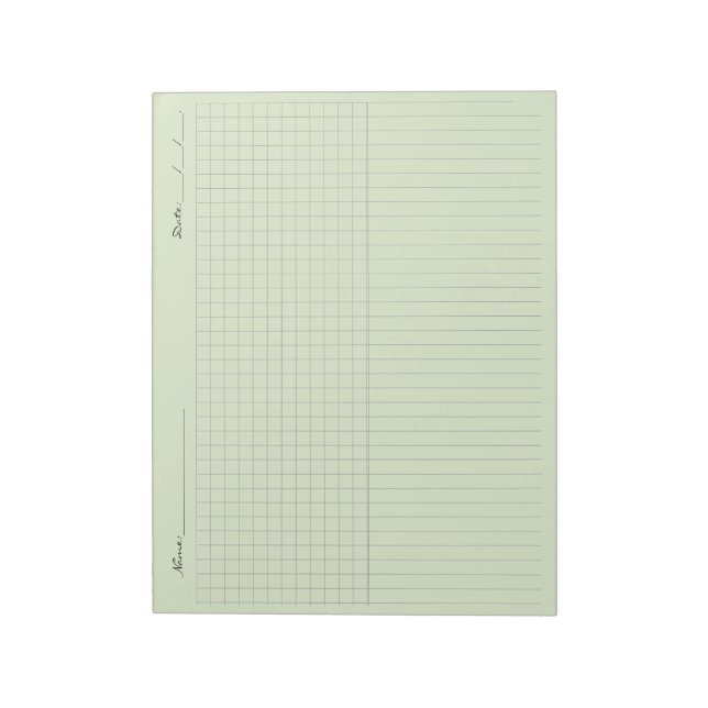 Weekly Habit Tracker,To Do List, Printable Planner Notepad (Rotated)