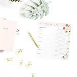Weekly Meal Planner with Grocery List Notepad<br><div class="desc">Plan your week with ease using this beautifully designed Weekly Meal Planner Notepad with Grocery List, perfect for health coaches, nutritionists, wellness professionals, and anyone who loves to stay organised in style. This dual-purpose notepad features space to plan meals from Monday to Sunday on the left, with a matching lined...</div>