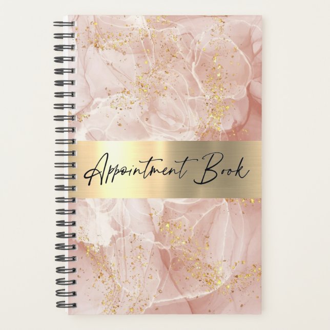 Weekly Planner Appointment Book Salon Day Planner (Front)