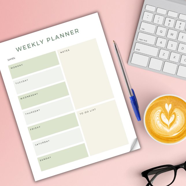 Weekly Planner Daily Time Block Appointment  Notepad (Creator Uploaded)