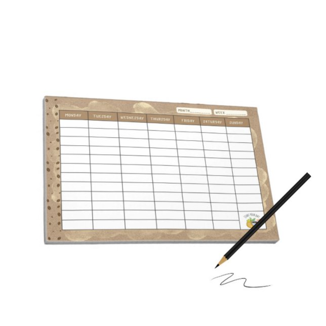 Weekly planner for coffee lovers notepad (Creator Uploaded)