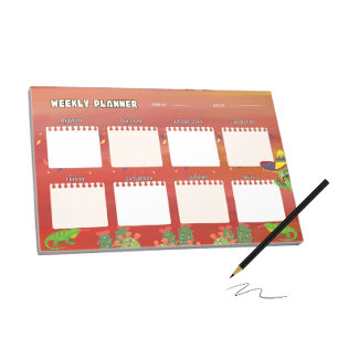 Weekly planner Mexican style Notepad
