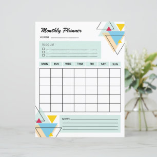 Weekly Planner   Monthly Planner Template