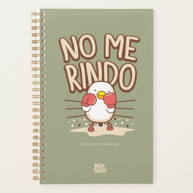 Weekly Planner Mostropi I Don't give up (Front)