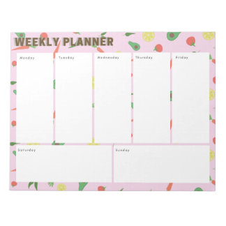 Weekly Planner Notepad