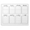 Weekly Planner Simple White Tear Away Calendar