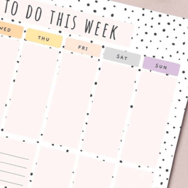 Weekly To Do List Notepad (Creator Uploaded)
