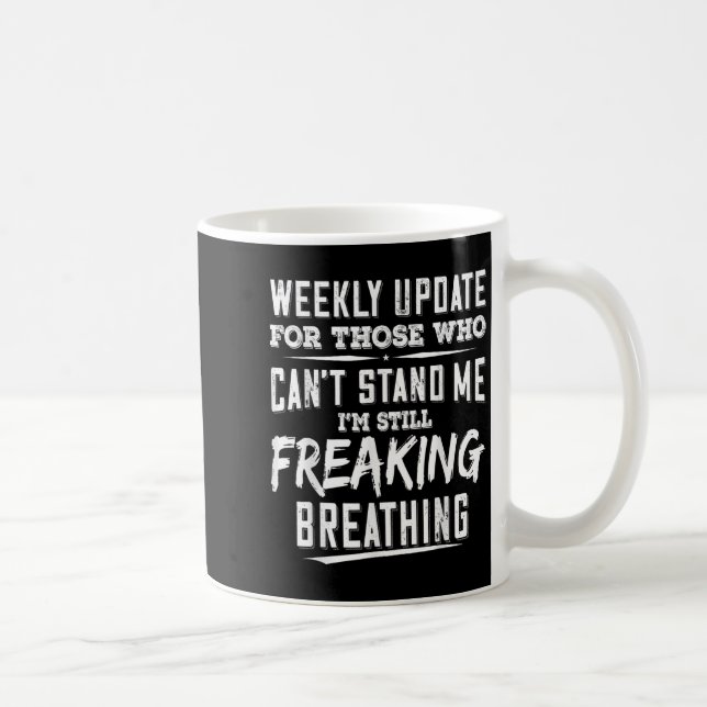 Weekly Update For Those Who Can’t Stand Me Im Stil Coffee Mug (Right)