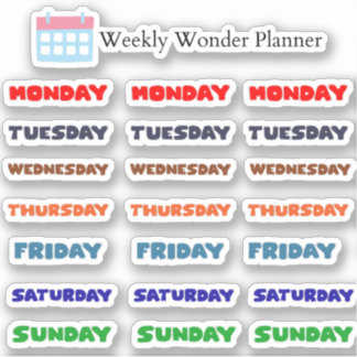 Weekly Wonder Planner 