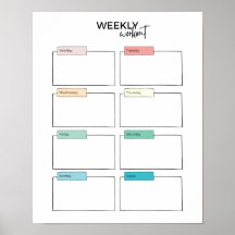 Weekly Workout Planner