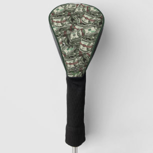 Weeknd Money Game Bachelor Party Cash Roll Pattern Golf Head Cover